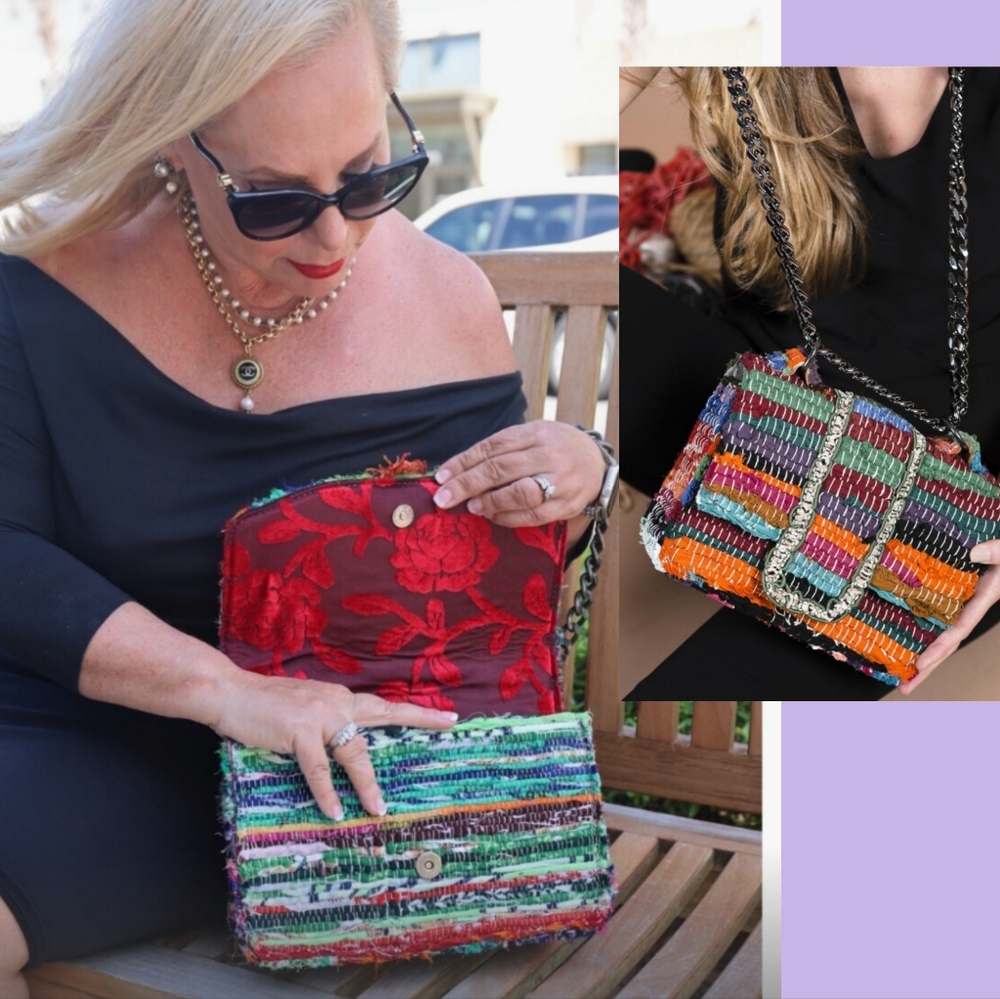 Belier Belier Brazilian Greta's Collection handbag handmade in Brazil. Org $379